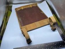 Original WW2 British Army 37 Pattern Map Case 1944 Dated with Rare Belt Loops