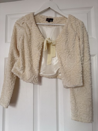 Yumi cream faux fur rose - yumi,