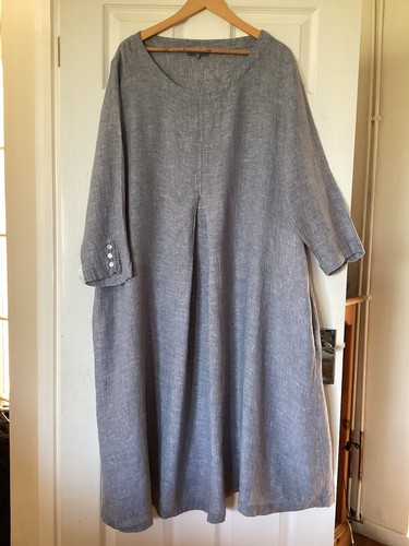 Sahara grey textured - grey, linen