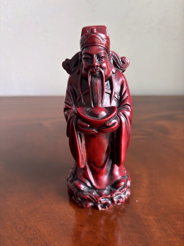 Vintage chinese red resin - chinese,
