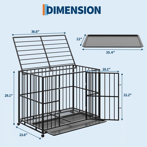 Inch dog crate - inch, duty