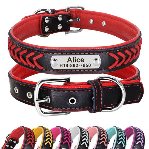 Braided leather personalised - leather,