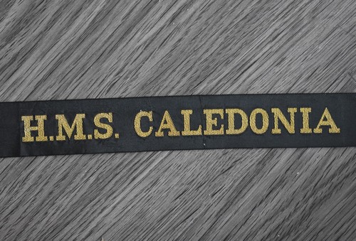 Royal navy cap tally - navy, ribbon