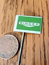 Vintage 1960s Singer motor cars GB Car Logo metal Tie Lapel pin badge VG