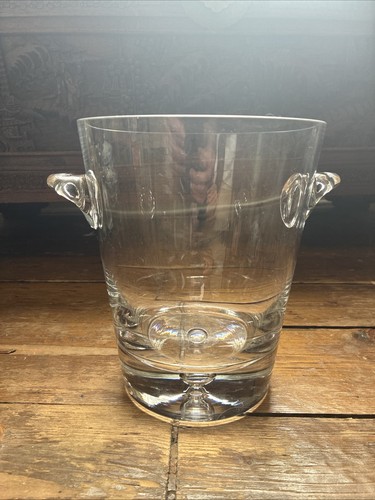 Vintage clear glass champagne - clear,