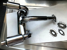 Metal Twin Exhaust Pipe with