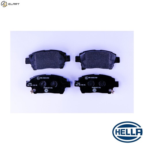Brake pad set disc - set,