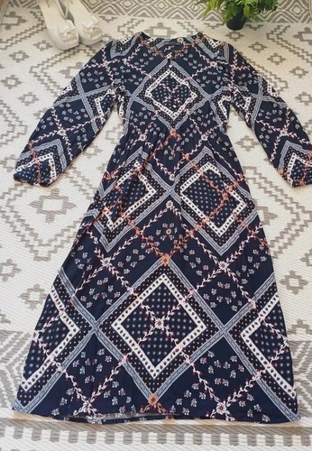 Floral navy blue - m&s,