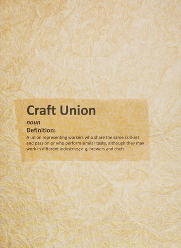 Craft union matching beer - union:,
