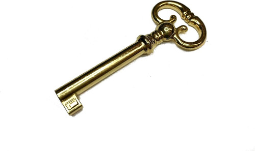Grandfather clock door - clock, key