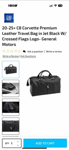 Corvette leather weekender bag - corvette,