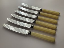 Vintage Set Of 6 Faux Bone