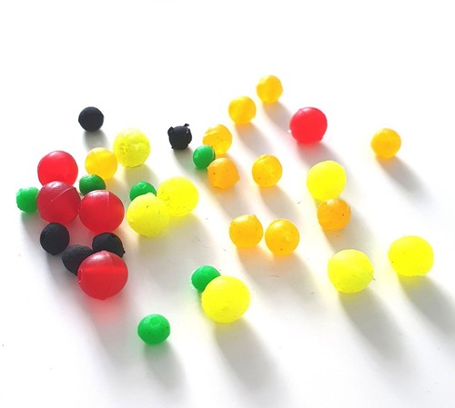 Rubber fishing shock rig beads - shock,