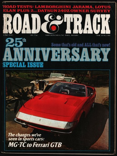 June 1972 road - &, track