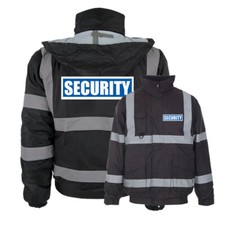Black reflective security - reflective, hi