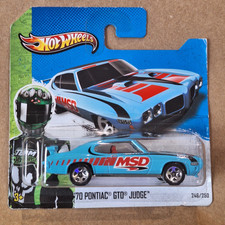 Hot Wheels Hw Showroom (2013) Blue '70 Pontiac Gto Judge  246/250 RARE