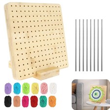Wooden Knitting Crochet Board