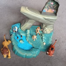 Lion King Pride Rock Playset & Figures Incomplete