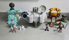 Hasbro Playskool Star Wars Huge Bundle Playset Millenium Falcon Galactic Figures