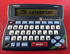 SEIKO ER3700 OXFORD CROSSWORD SOLVER THESAURUS SPELL CHECKER ANAGRAM - TESTED