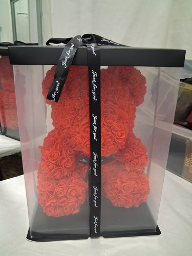 Red forever rose bear brand - red,