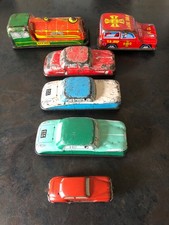 Vintage Lot Of Tin Plate Cars