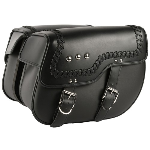 Mpw custom leather pannier - leather,
