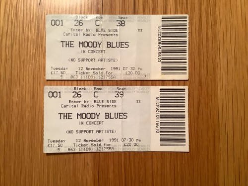Collectors ticket stubs from - ticket,