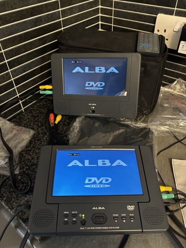 Alba portable dvd player dual - alba,