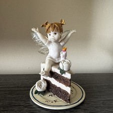 My Little Kitchen Fairies "Happy Birthday Fairie" 2002 G.G. Santiago Fairy.