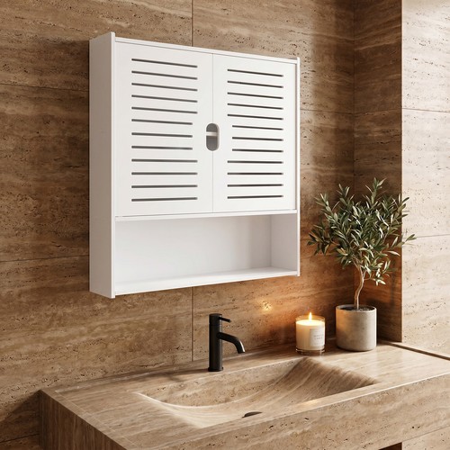 Bathroom wall cabinet storage - wall,