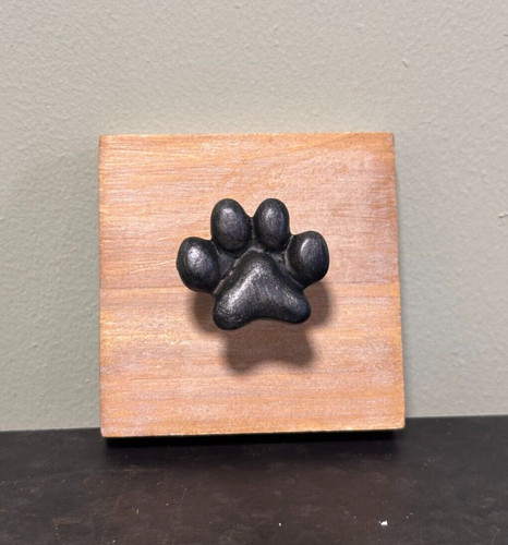 Dog paw hook black - paw, |