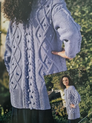 Aran cotton knitting pattern - knitting,