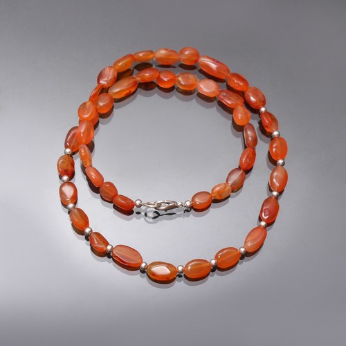 Natural carnelian smooth oval - carnelian,