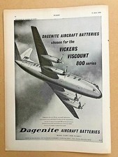1958 Aircraft Advert DAGENITE