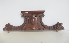 Antique Carved Wooden Top Old