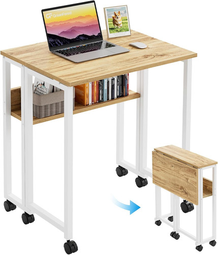 Folding desk small - desk, rolling