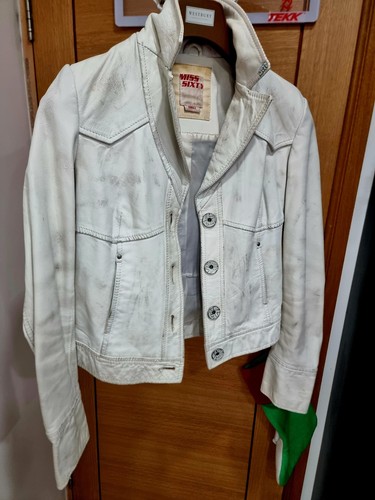 White miss sixty leather biker - sixty,