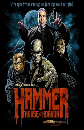 Hammer house horror poster - of,