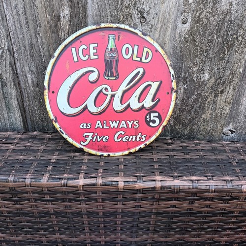 Tin sign ice old - sign,