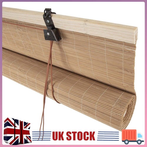 Bamboo roller blinds window - bamboo,