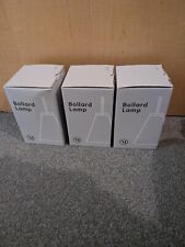 3x Menu Lighting Bollard Black - Unused But Altered - In Box