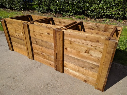 2250ltrs wooden compost bin - 2250ltrs, /