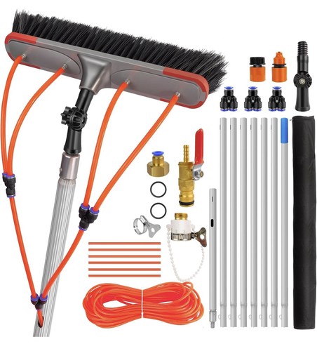 Water fed telescopic window - 7m, water-fed