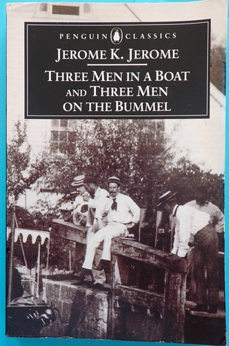 Three men boat and - a,
