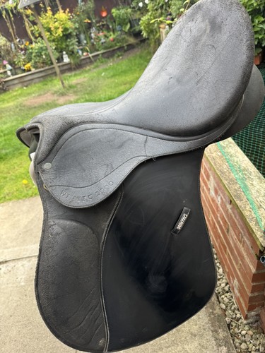 Wintec horse saddle black - horse,