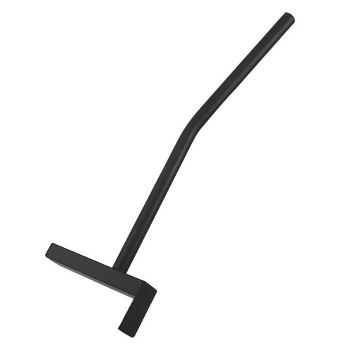 Black iron wall - black, saddle
