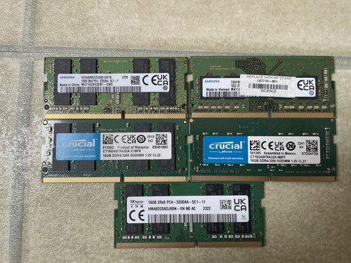 Job lot 16gb ram - x, laptop