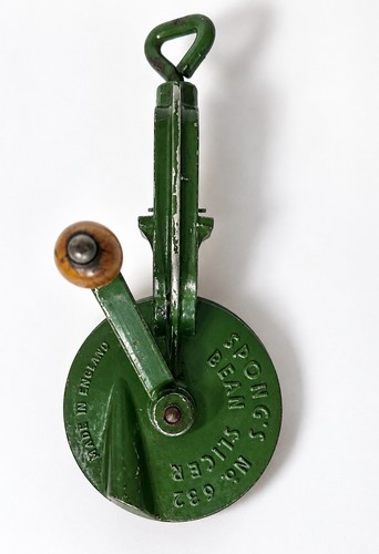 Spong vintage bean slicer - spong’s,
