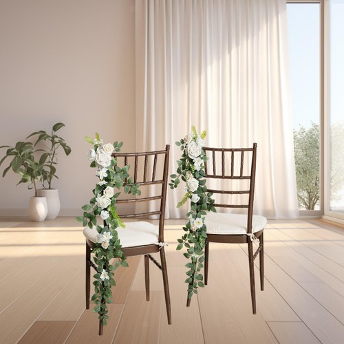 Pew flowers church chair - 2x,